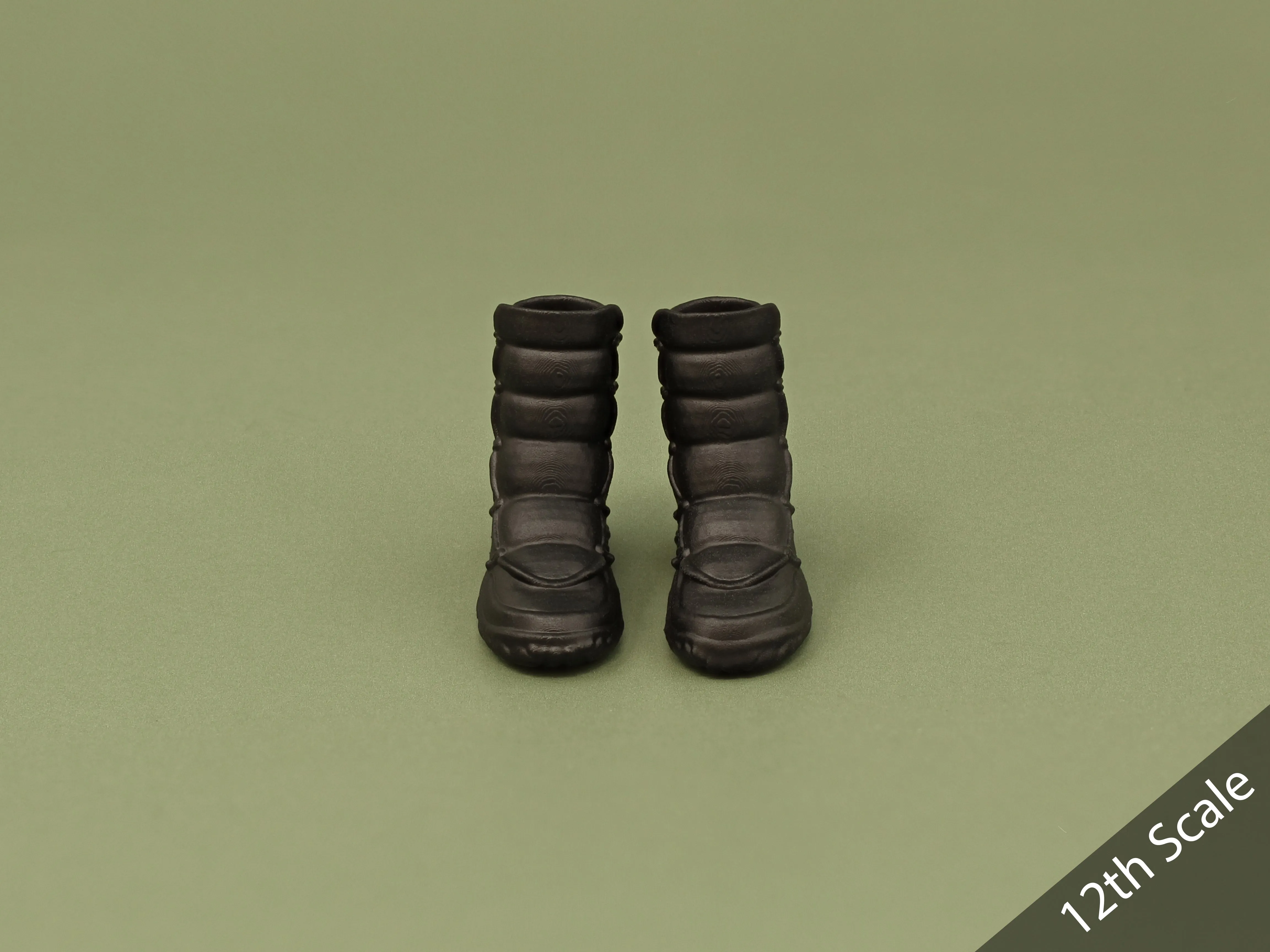 1/6 or 1/12 - Custom 3D - Armored Boots (Peg Type)