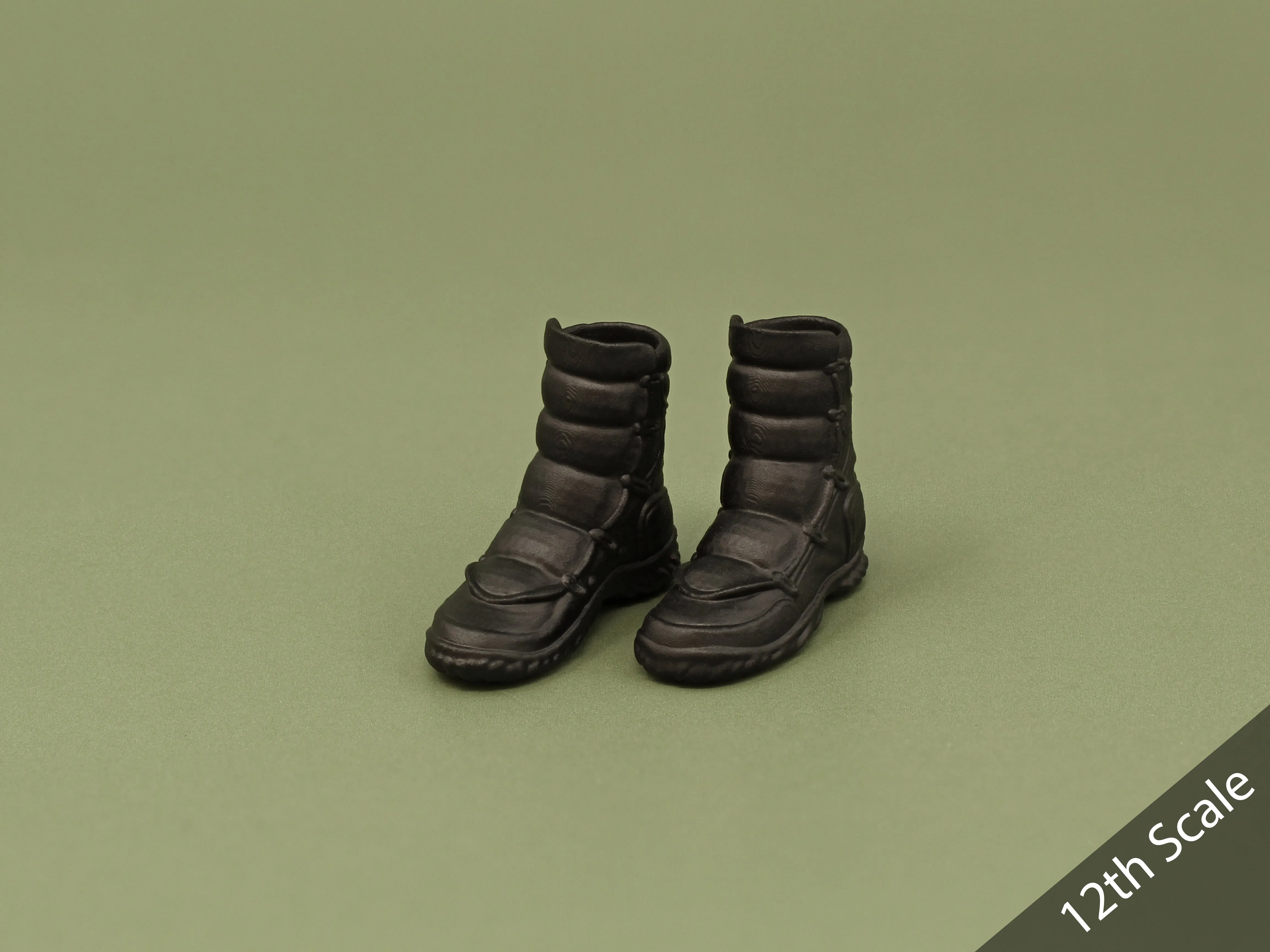 1/6 or 1/12 - Custom 3D - Armored Boots (Peg Type)