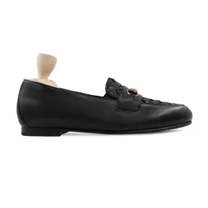 Aadil - Men's Black Calf Leather Loafer