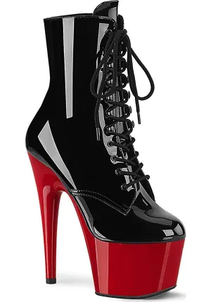 ADORE-1020 [Black Pat/Red] | PLATFORM BOOTS [PREORDER]