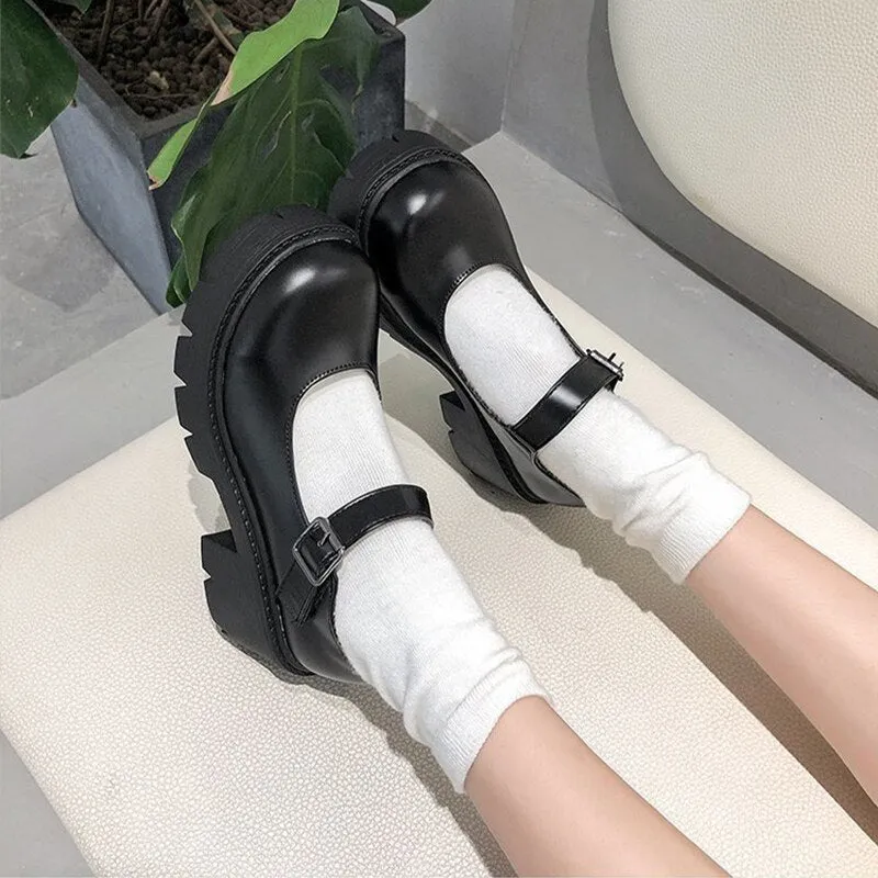 Amozae-  Lolita Shoes Woman Platform Mary Janes Women's Cosplay High Heels Shoes Ladies Original Design Pumps Female Casual Shoes