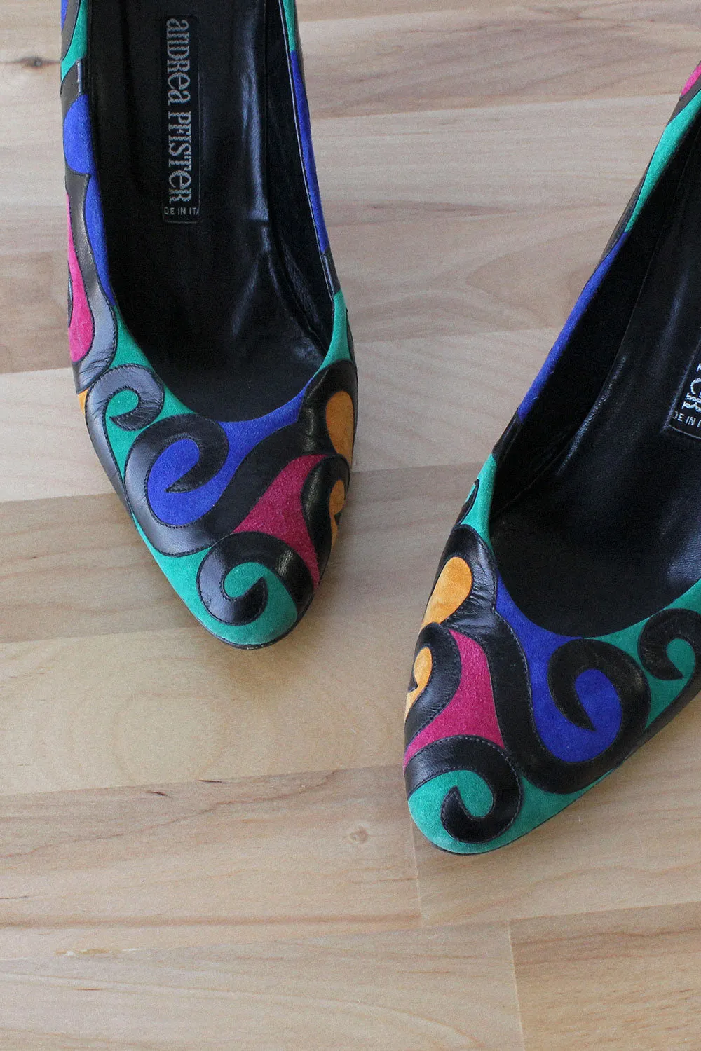 Andrea Pfister Swirl Heels 5