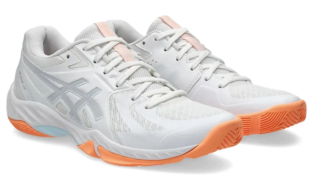 Asics Blade FF Women's Court Shoe White/Grey Blue