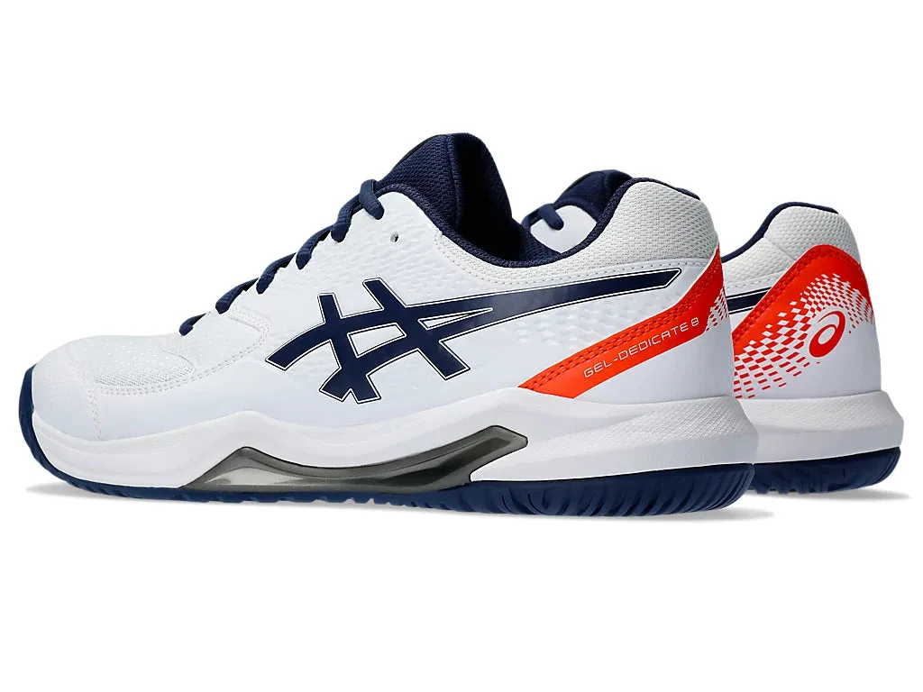 Asics Gel-Dedicate 8 Men White/Blue Expanse