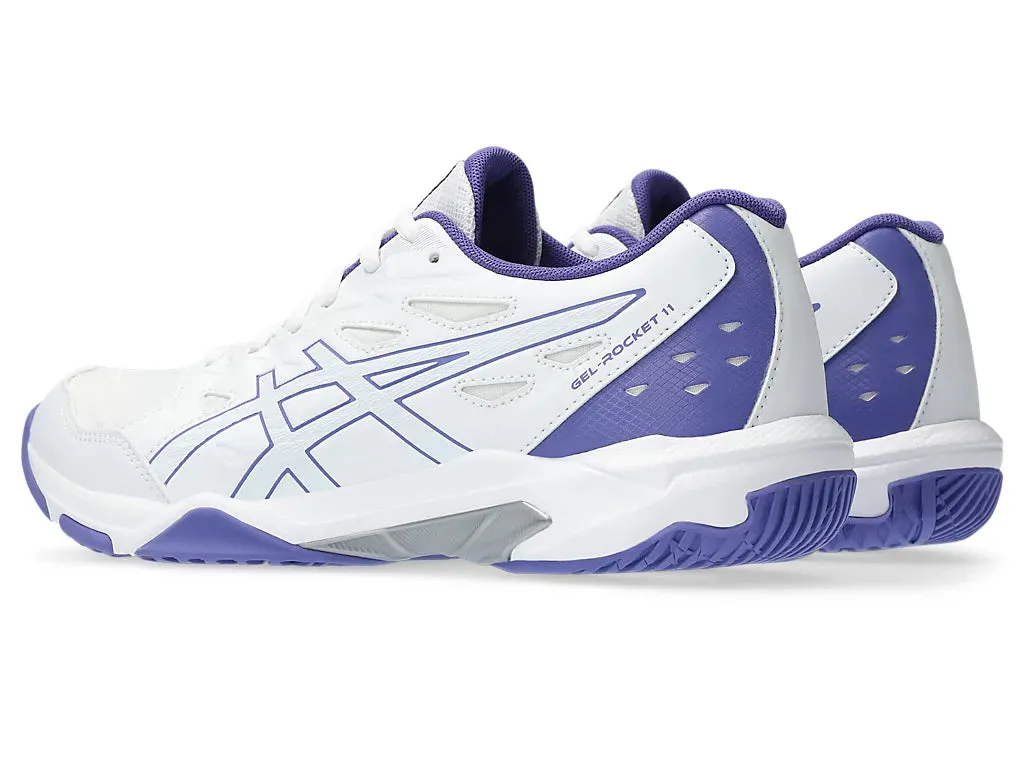 Asics Gel-Rocket 11 Unisex Court Shoe White/Blue