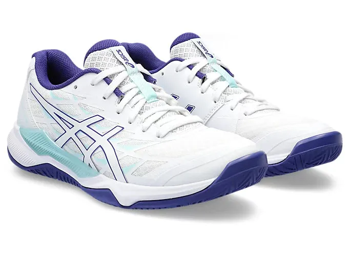 Asics Gel-Tactic 12 Women White/Eggplant