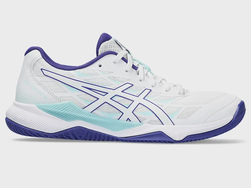 Asics Gel-Tactic 12 Women White/Eggplant