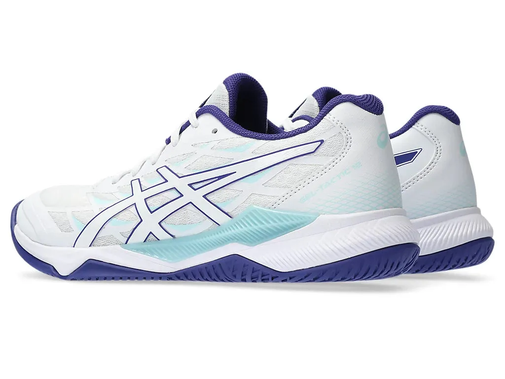 Asics Gel-Tactic 12 Women White/Eggplant