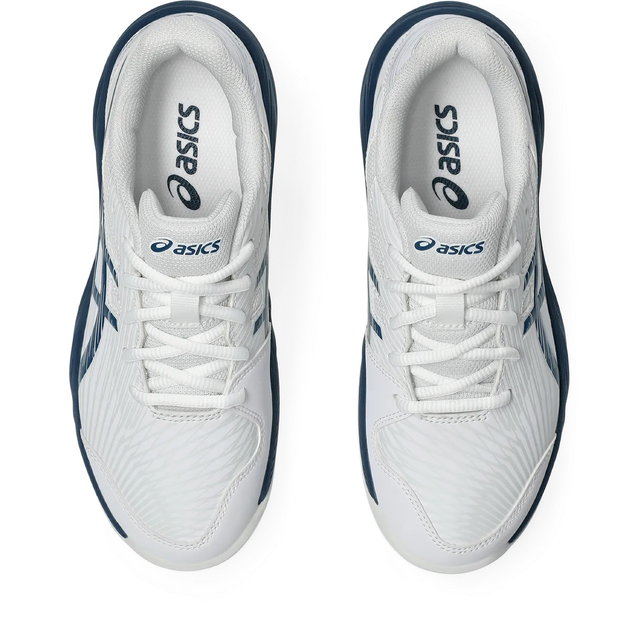 Asics Junior Gel Game 9 Tennis Shoes White Mako Blue