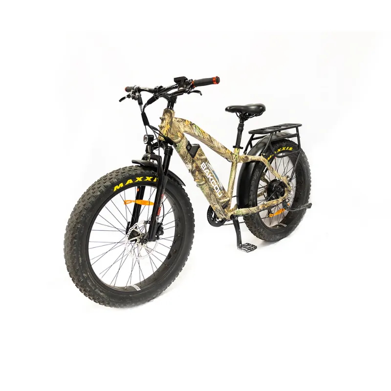 Bakcou Flatlander Fat Tire Electric Bike, 48V 750W