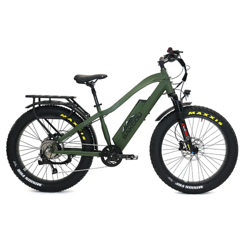 Bakcou Flatlander Fat Tire Electric Bike, 48V 750W