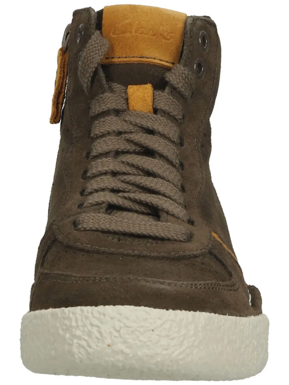 Clarks high top sneakers, olive