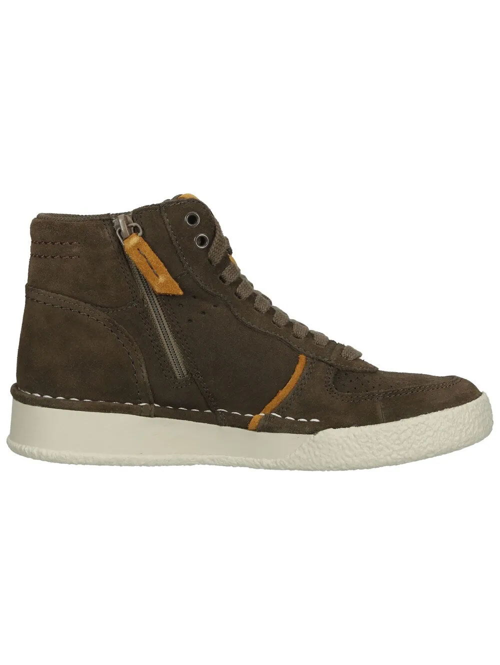 Clarks high top sneakers, olive