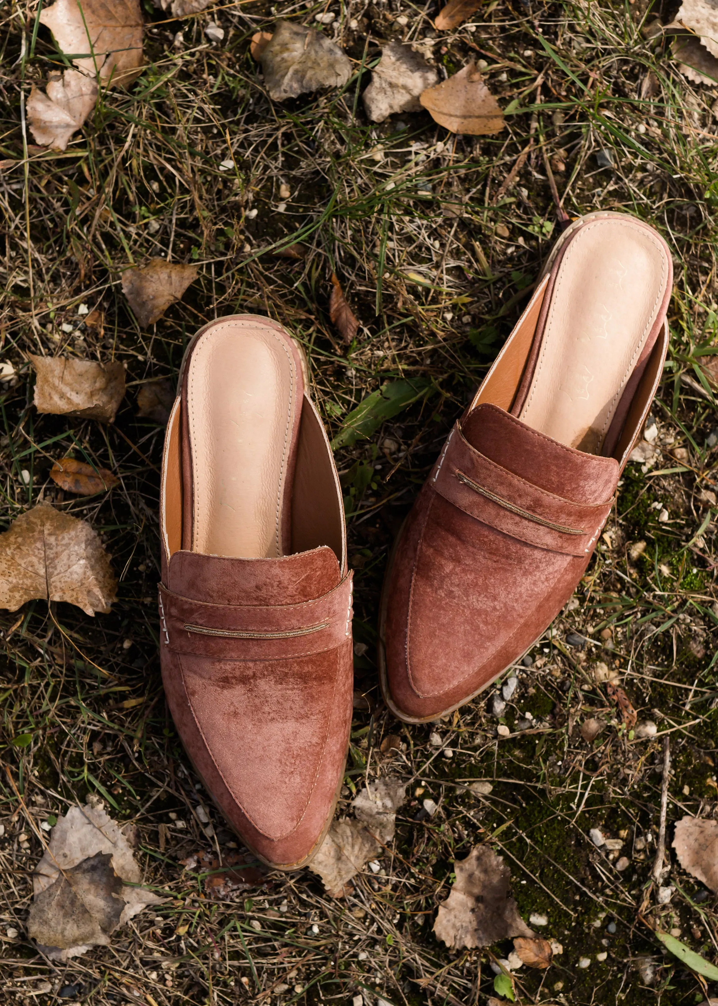 Classic Copper Backless Loafer - FINAL SALE