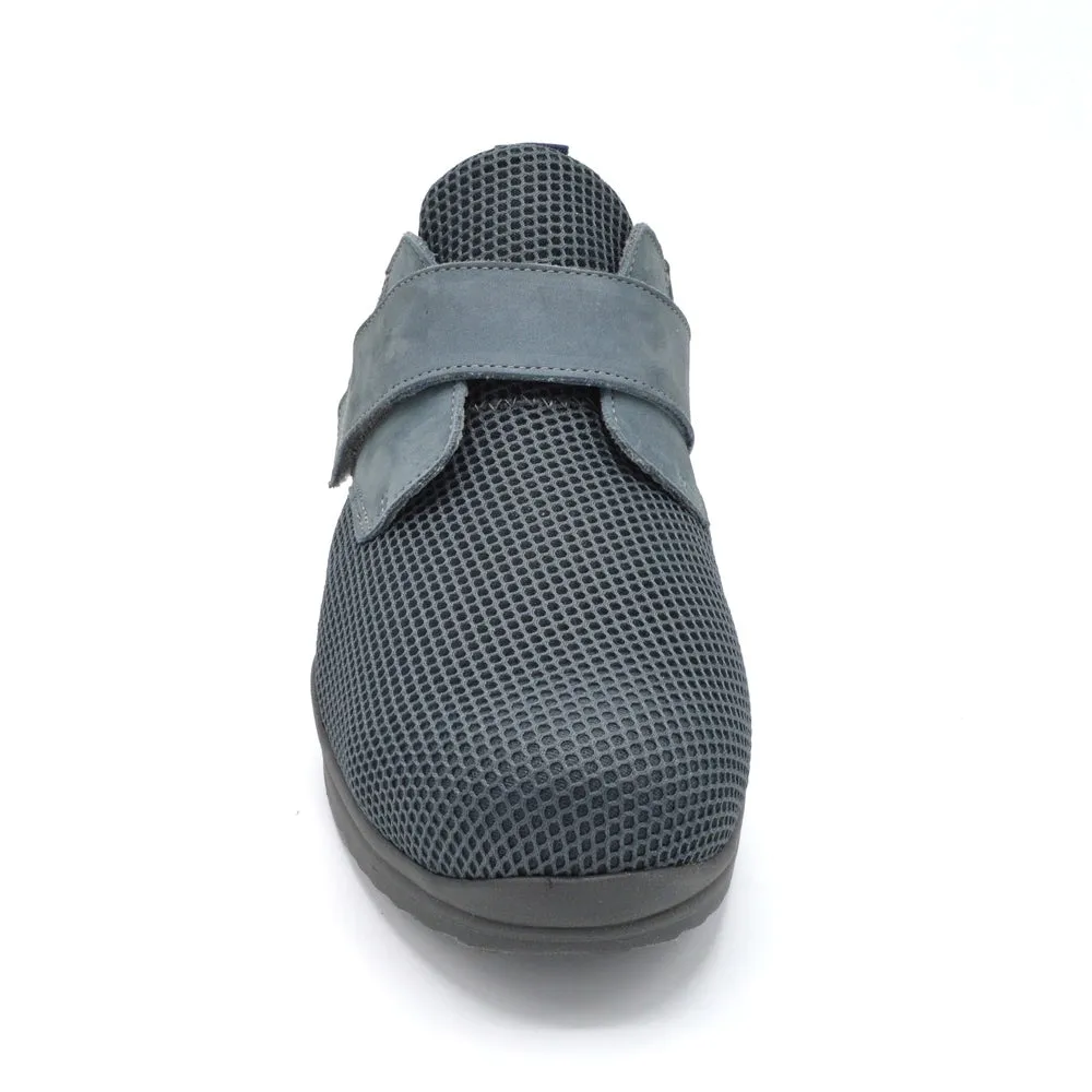 DB Andy - Extra Wide Fitting Velcro Close Shoe- 6V (6E-8E) - Grey