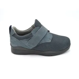 DB Andy - Extra Wide Fitting Velcro Close Shoe- 6V (6E-8E) - Grey