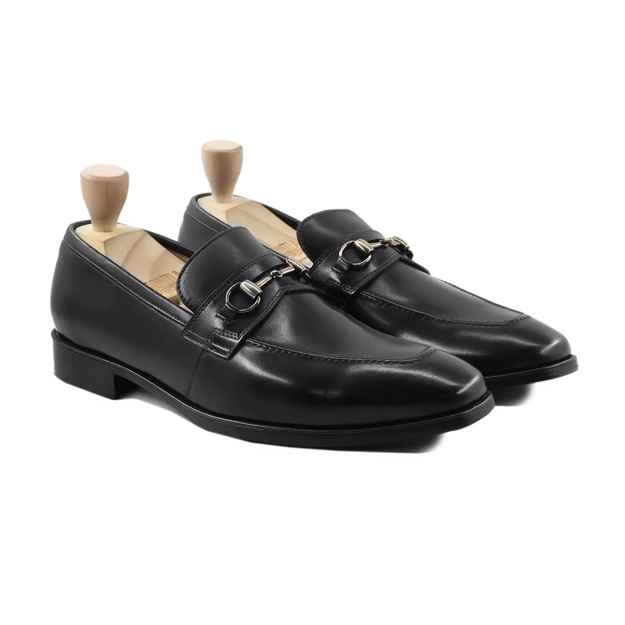 Ervin - Men's Black Calf Leather Loafer