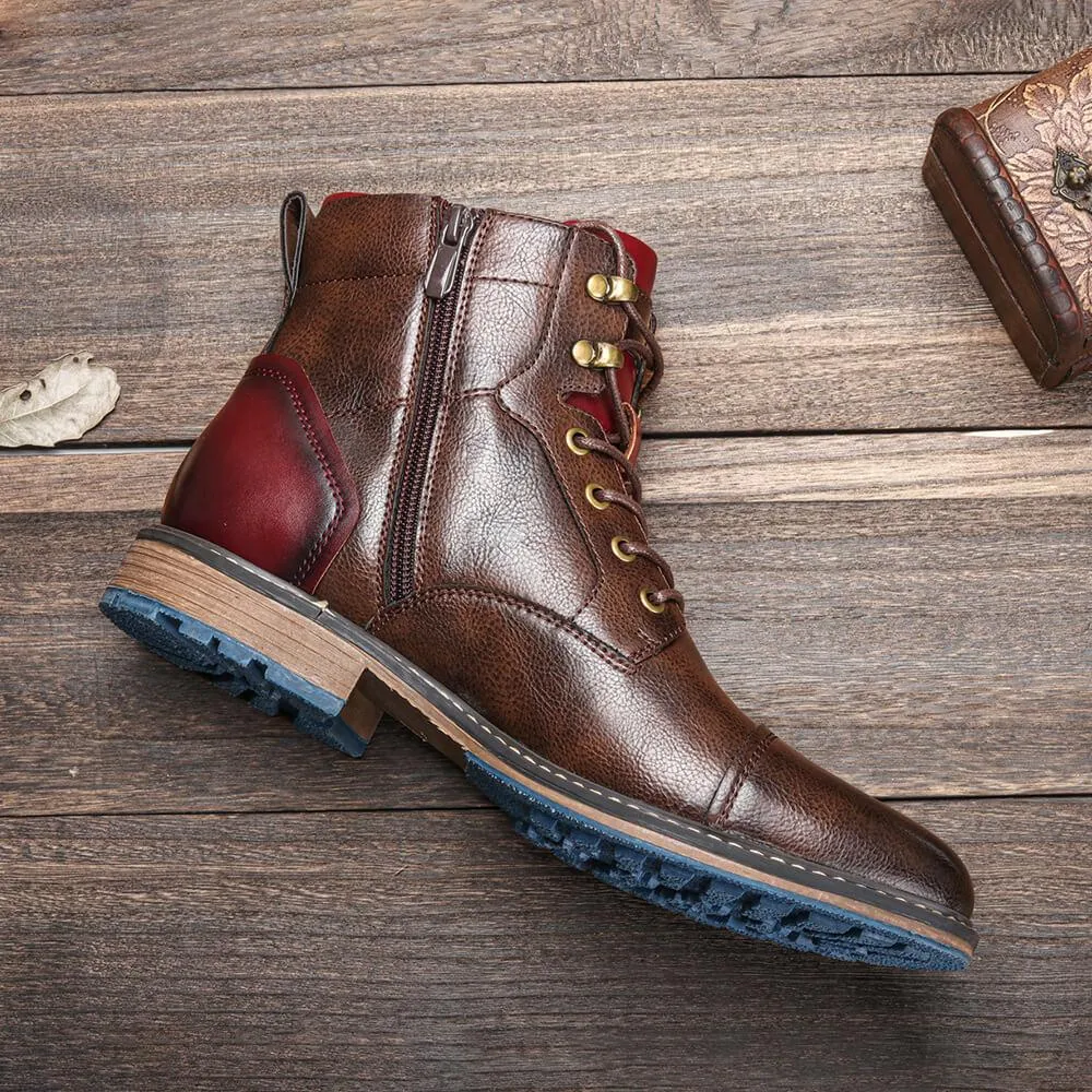 Gerald™ | Handmade premium leather Oxford boots for timeless style and comfort