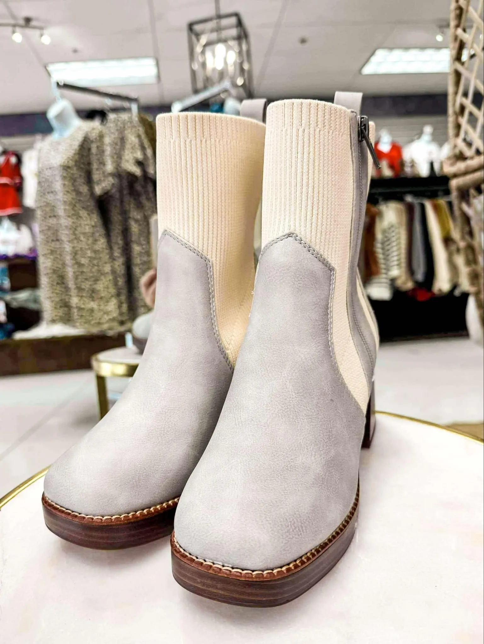 Gray Izmir Boot