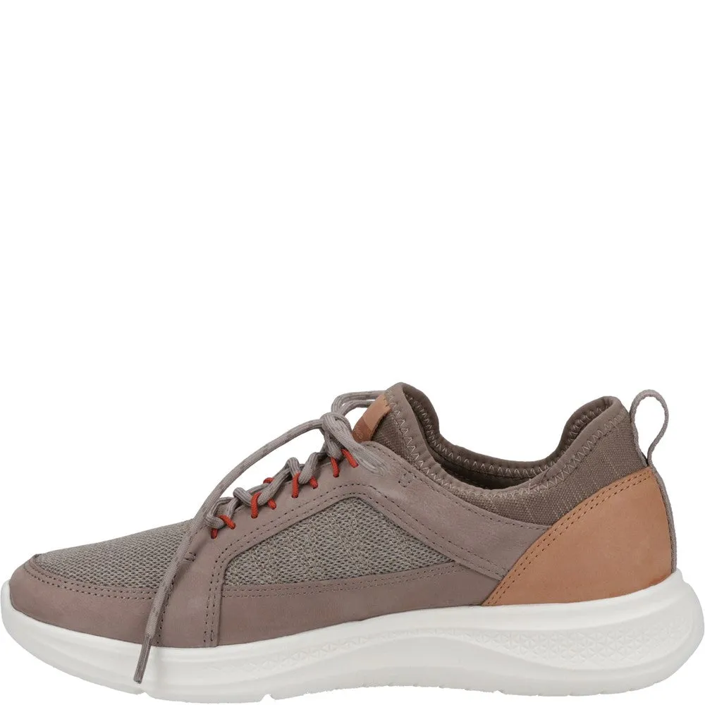 Grey Elevate Lace-Up Trainers