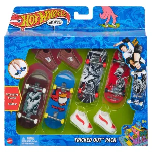 Hot Wheels Skate Fingerboard   Shoe Multipack Tricked Out Pack