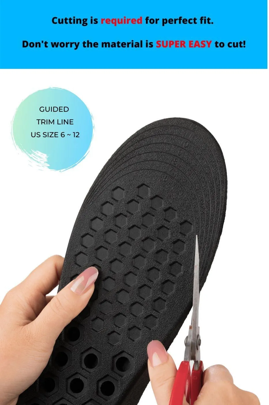 IK207 - Breathable Comfort Height Enhancing Shoe Insoles For Men - 3.2 CM | 1.25 INCH Taller