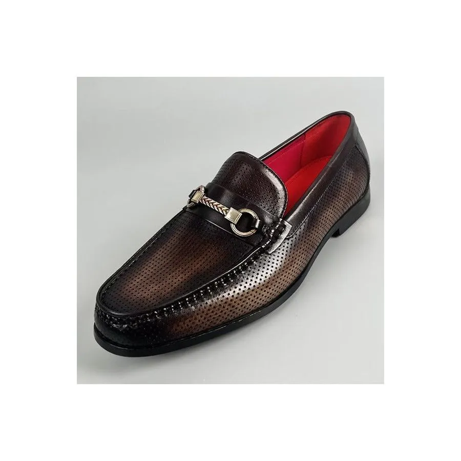 LuxLeather Elegant Genuine Leather Slip On Loafers