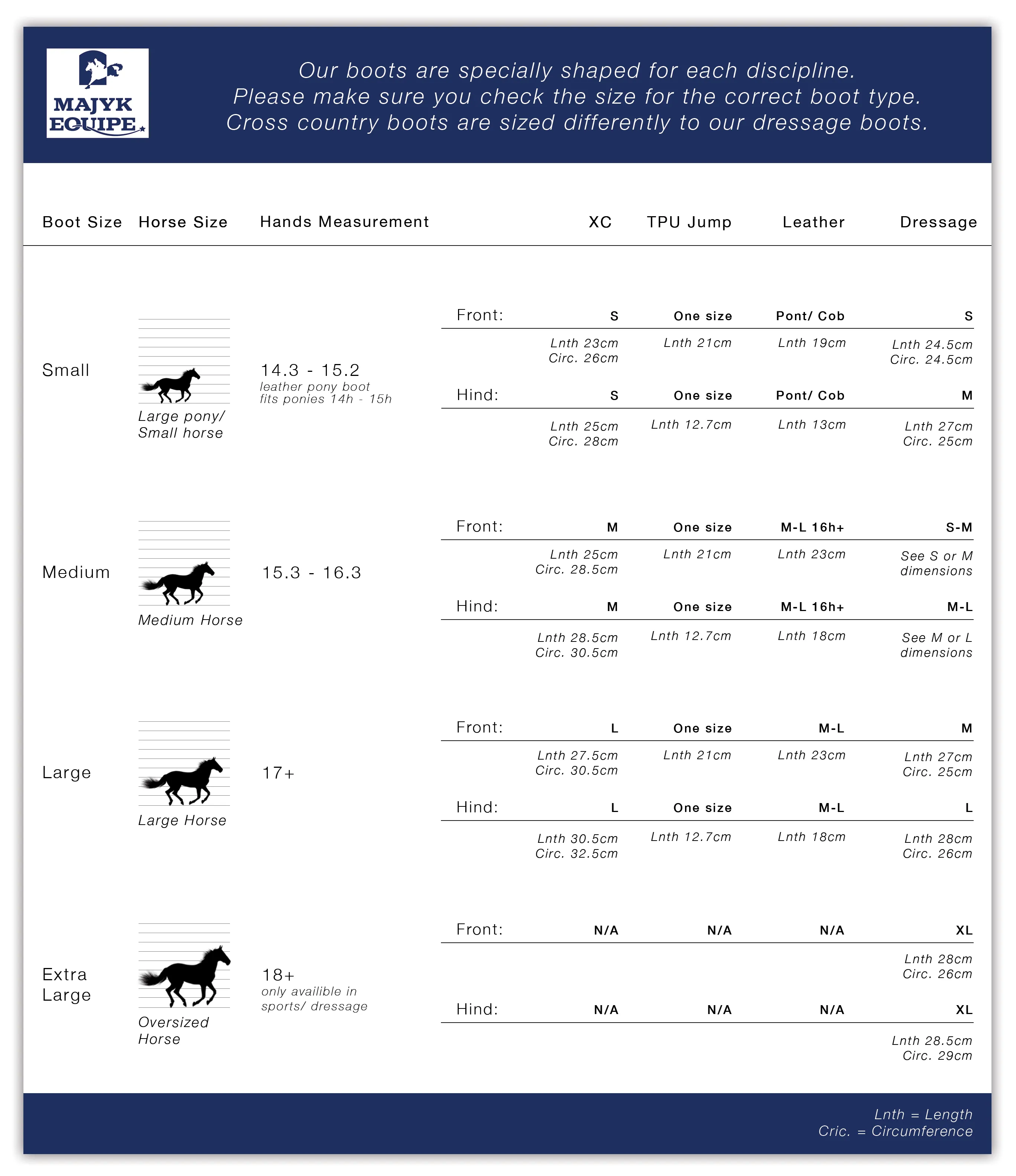 Majyk Equipe Boot Eventing 4 Pack - (Fronts and Hinds) Boyd Martin Series