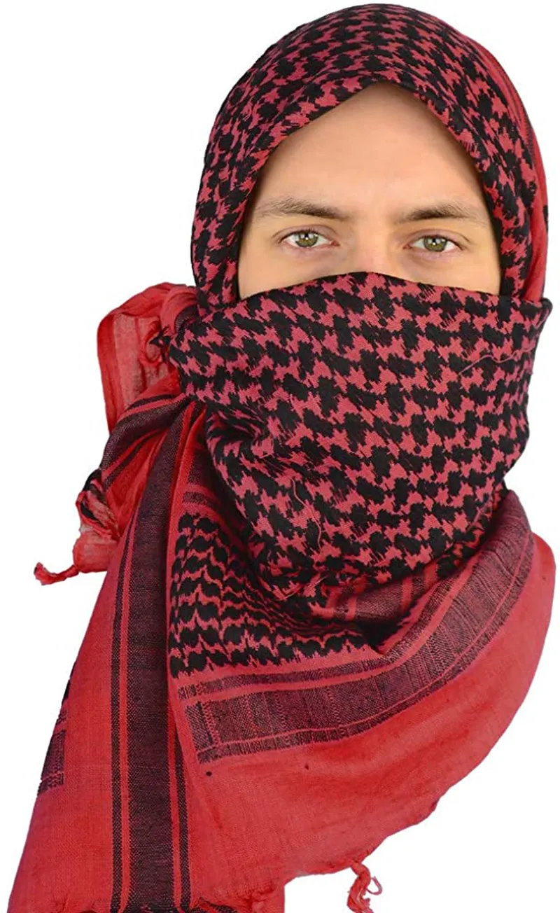 Mato & Hash Military Shemagh Tactical 100% Cotton Scarf Head Wrap