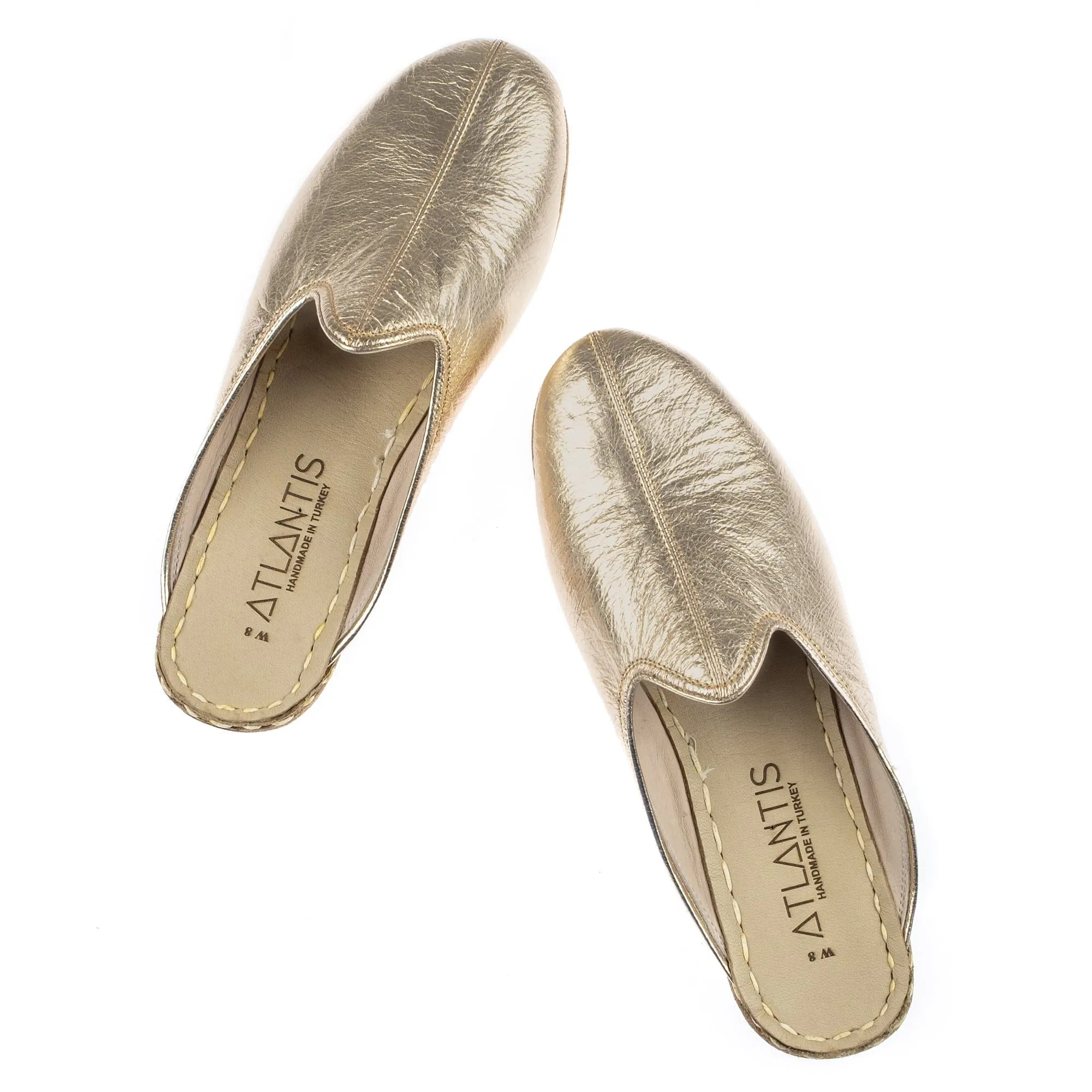 Men's Gold Slippers