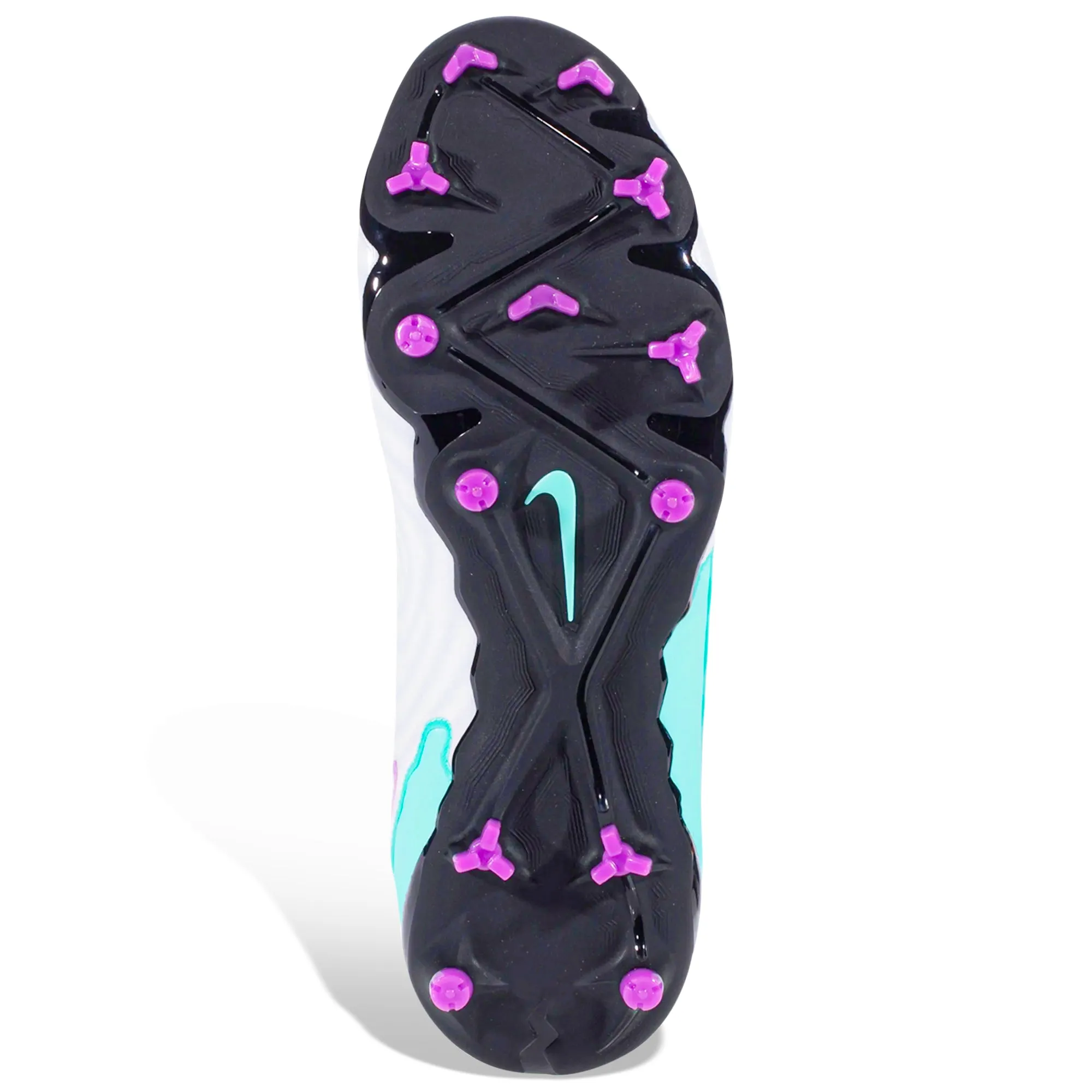 Nike Phantom GX Pro DF Firm Ground Soccer Cleats (Hyer Turquoise/Fuchsia Dream)