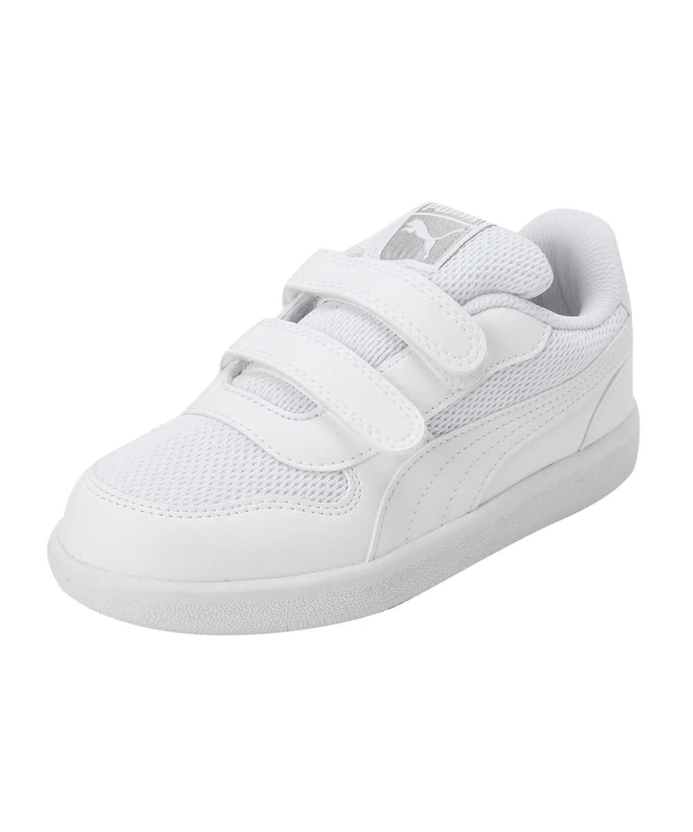 Puma Unisex-Kid -Punch Comfort Jr White-White Sneaker - 2UK (39613102)