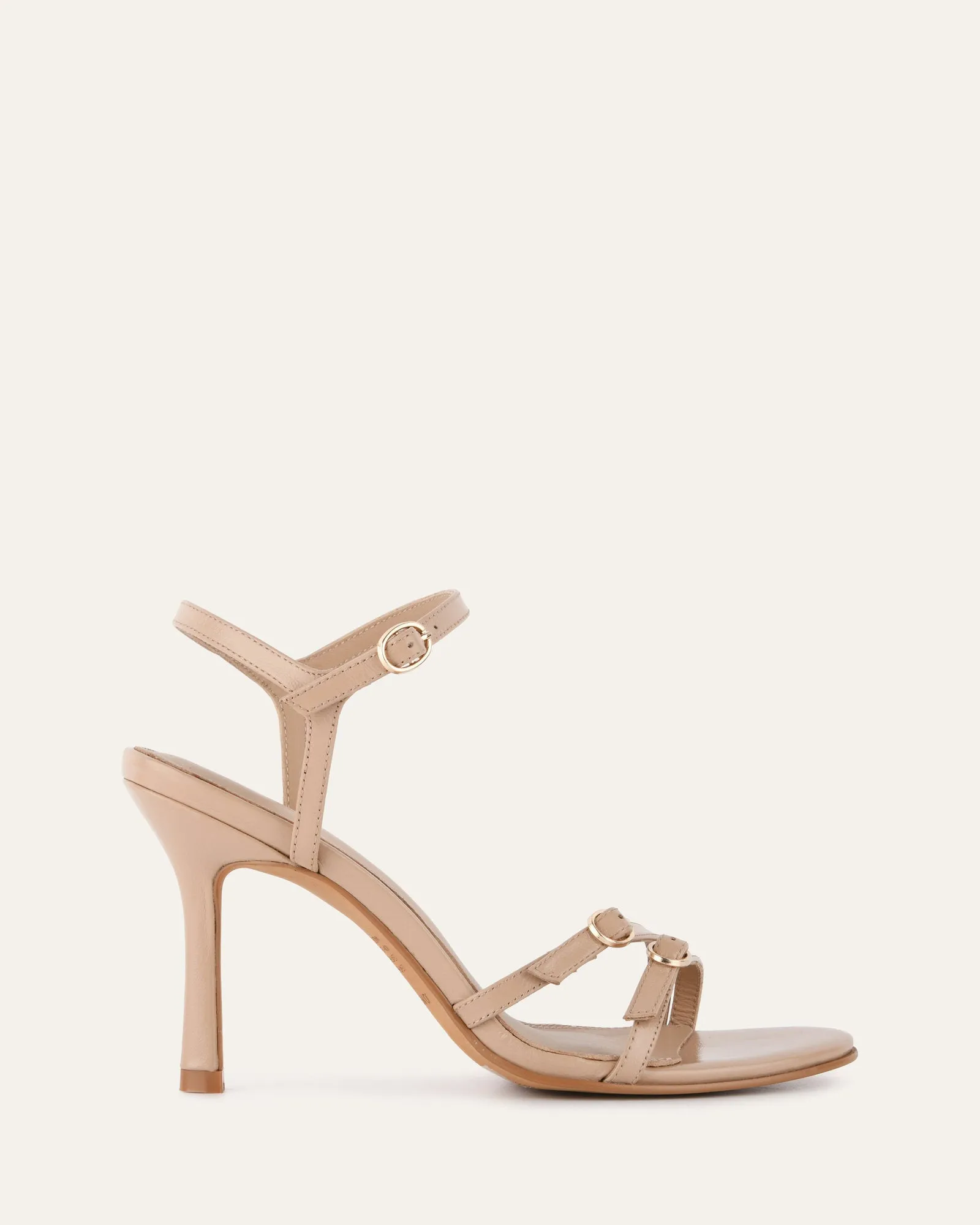 ROMY HIGH HEELS BLUSH LEATHER