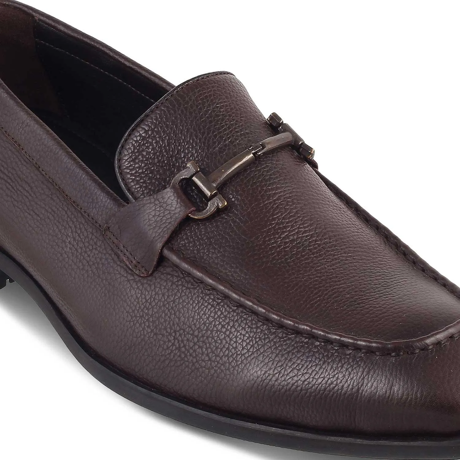 The Tumac Brown Men's Leather Loafers Tresmode