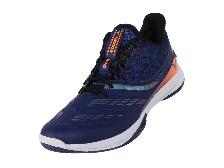 Victor S70 B Unisex Badminton Shoes (Navy Blue)