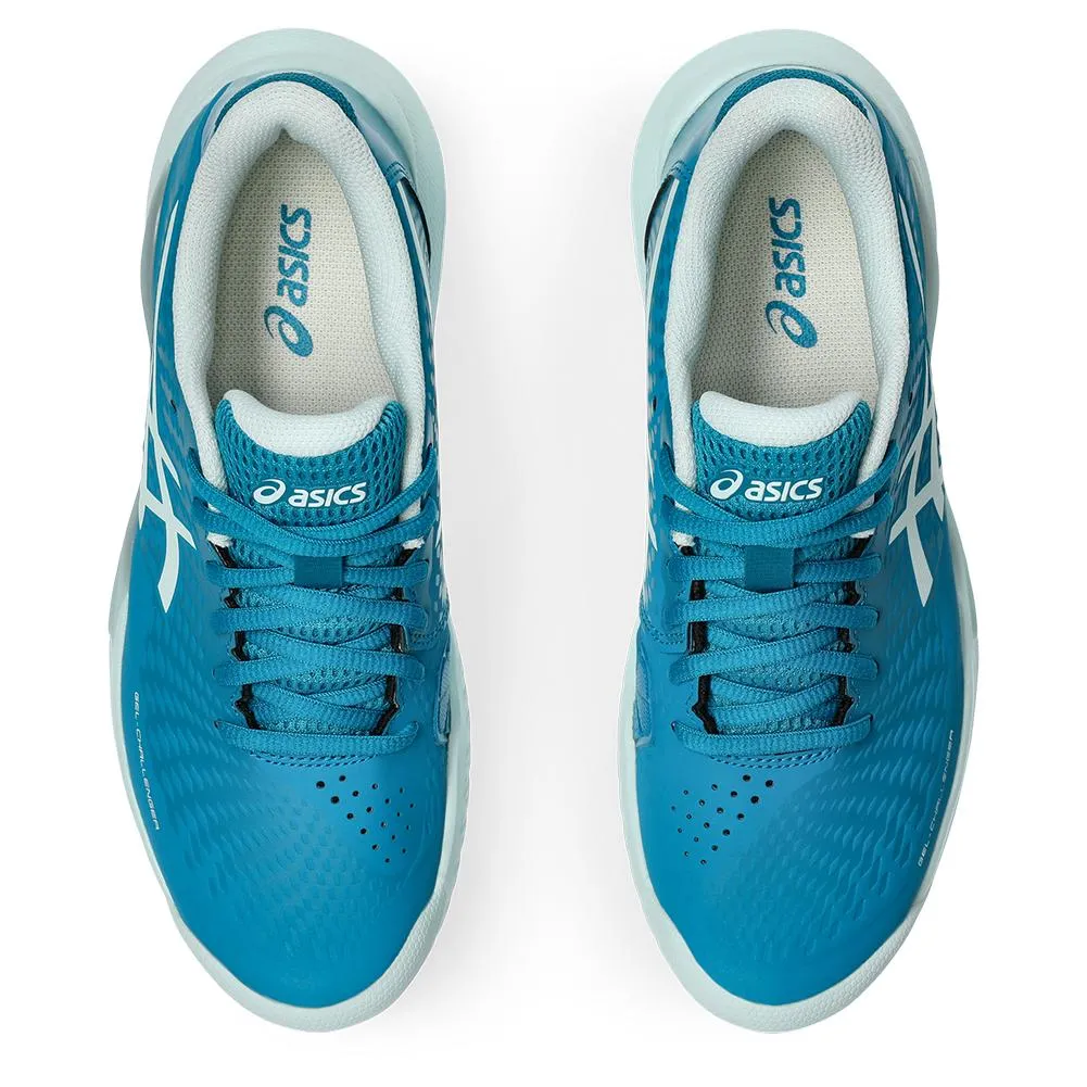 Womens Gel-Challenger 14 Tennis Shoes Teal Blue and Soothing Sea